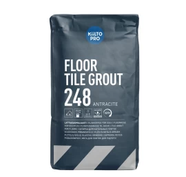 Plytelių tarpų glaistas KIILTO Floor Tile Grout 248, 20kg antracitas