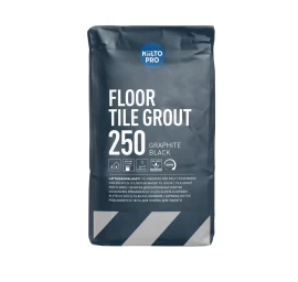 Plytelių tarpų glaistas KIILTO Floor Tile Grout 250, 20kg juodas