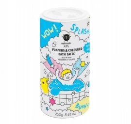 Putojanti mėlyna vonios druska Nailmatic KIDS BLUE SALTS 250g