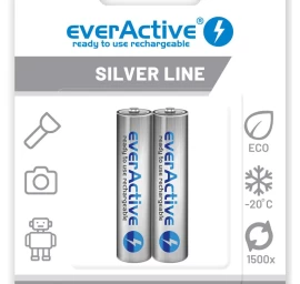 Rechargeable batteries everActive Ni-MH R03 AAA 800 mAh Silver Line - 2 pieces