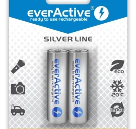 Rechargeable batteries everActive Ni-MH R6 AA 2000 mAh Silver Line - 2 pieces