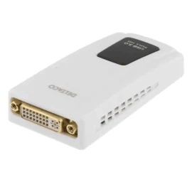 Šakotuvas Deltaco Prime USB3-DVI (Ekspozicinė prekė)