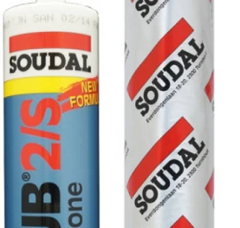 Sanitarinis silikonas SOUDAL Silirub 2S, 300ml skaidrus