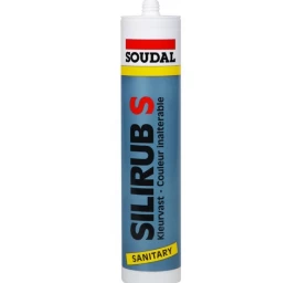 Sanitarinis silikonas SOUDAL Silirub S, 300ml skaidrus