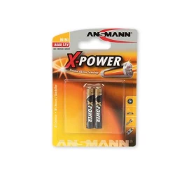 Šarminė baterija LR61/AAAA 1.5V 500mAh ANSMANN (2vnt pakuotėje)