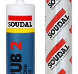 Silikonas SOUDAL Silirub 2, 300ml rudas