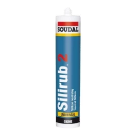 Silikonas SOUDAL Silirub 2, 300ml