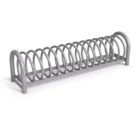 Steel bicycle rack 12