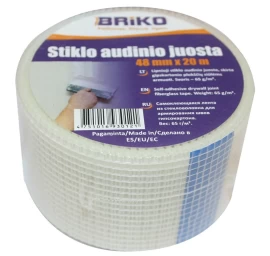 Stiklo audinio juosta BRIKO, 48mmx20m