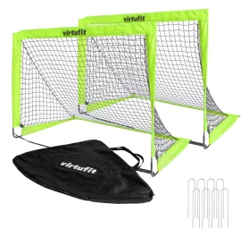 Sulankstomi futbolo vartai VIRTUFIT POP-UP GOALS 2vnt. (120x90)