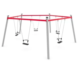 Sūpynės Vinci Play Swing ST0515 - Raudona