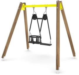 Sūpynės Vinci Play Swing WD0520 - Geltona