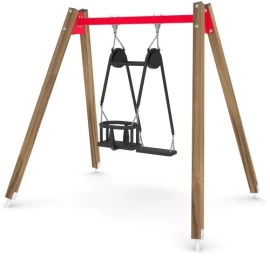 Sūpynės Vinci Play Swing WD0520 - Raudona