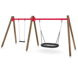 Sūpynės Vinci Play Swing WD1492 - Raudona