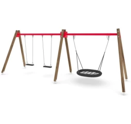 Sūpynės Vinci Play Swing WD1494 - Raudona