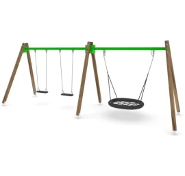 Sūpynės Vinci Play Swing WD1494 - Žalia