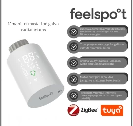 Termostatinė galva Feelspot TG22.09 Zigbee