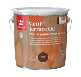 Tirpiklinis medienos aliejus TIKKURILA Valtti Terrace Oil, 2,7l ruda sp.