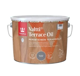 Tirpiklinis medienos aliejus TIKKURILA Valtti Terrace Oil, 9l pilka sp.