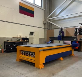 CNC frezavimo staklės 1325V su vakuumu