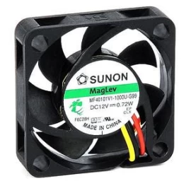 Ventiliatorius 40x40x10mm 12VDC 0.72W 13.52m³/h 27dBA su rpm indikatorium SUNON RoHs