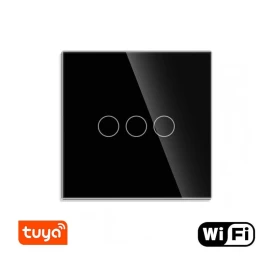 WiFi tripolis sensorinis jungiklis Feelspot, juodas 600W