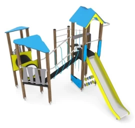 Žaidimų aikštelė Vinci Play Wooden WD1409 - Kelių spalvų