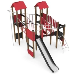 Žaidimų aikštelė Vinci Play Wooden WD1411 - Raudona