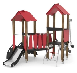 Žaidimų aikštelė Vinci Play Wooden WD1436 - Raudona