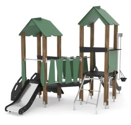 Žaidimų aikštelė Vinci Play Wooden WD1436 - Žalia