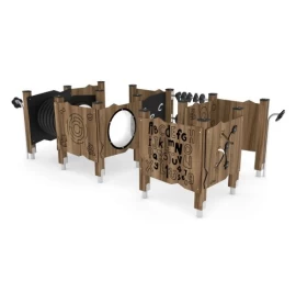 Žaidimų aikštelė Vinci Play Wooden WD1437 - Ruda