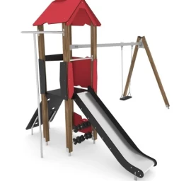 Žaidimų aikštelė Vinci Play Wooden WD1438 - Raudona