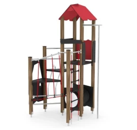 Žaidimų aikštelė Vinci Play Wooden WD1449 - Raudona