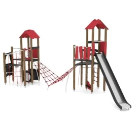 Žaidimų aikštelė Vinci Play Wooden WD1454 - Raudona