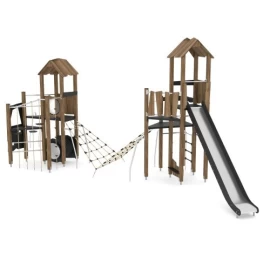 Žaidimų aikštelė Vinci Play Wooden WD1454 - Ruda