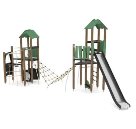 Žaidimų aikštelė Vinci Play Wooden WD1454 - Žalia