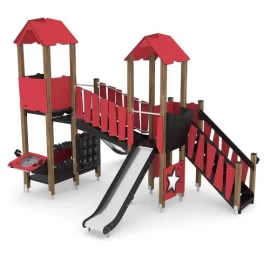 Žaidimų aikštelė Vinci Play Wooden WD1504 - Raudona